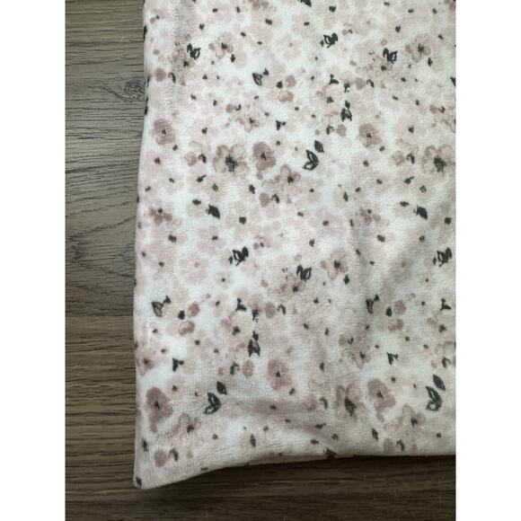 Lila & Jack Baby Blanket Pink Floral Striped Stripes Soft Nursery Flowers - Picture 2 of 5